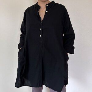 Khadi-Cotton Tunic Blouse by Matta NY